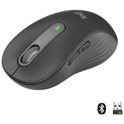 Wireless mouse Logitech M650, Graphite (Left hand)