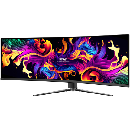 Monitor|MSI|MPG 491CQP QD-OLED|49"|Gaming/Curved|Panel QD-OLED|5120x1440|32:9|144Hz|Matte|0.03 ms|Swivel|Height adjustable|Tilt|Colour Black|MPG491CQPQD-OLED