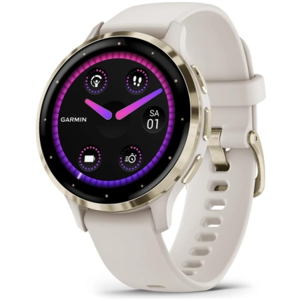 SMARTWATCH VENU 3S/IVORY/GOLD 010-02785-04 GARMIN
