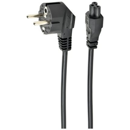 Gembird PC-186-ML12-1M Power Cable CEE 7/7 (Type-F) to C5, 1 m, Black
