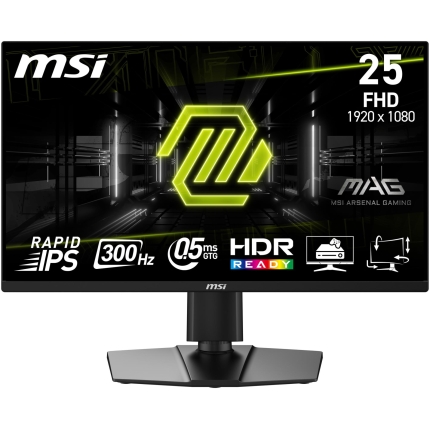 LCD Monitor|MSI|MAG 255PXF|24.5"|Gaming|Matte|Panel IPS|1920x1080|16:9|300Hz|0.5 ms|Speakers|Colour Black|MAG255PXF