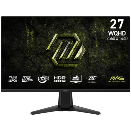 LCD Monitor|MSI|27 "|2560 x 1440 pixels|Wide Quad HD|Native aspect ratio 16:9|LCD|Flat|MAG275QFE20