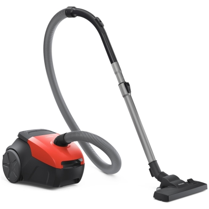Vacuum Cleaner|PHILIPS|Input power 800 W|Dust capacity 3 L|Cylinder vacuum|Cleaning type Dry|Dust container Dust bag|Colour Black/Red|XD1111/10