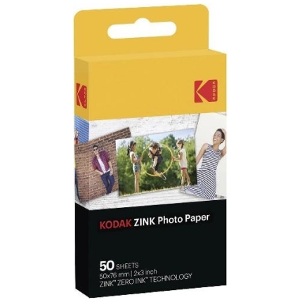 Kodak ZINK 2x3'' 50x76 mm 50 Sheets Photo Paper