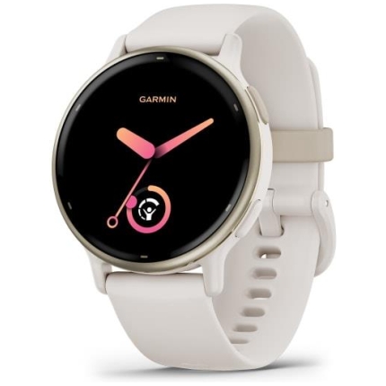 SMARTWATCH VIVOACTIVE 5/IVORY/GOLD 010-02862-11 GARMIN
