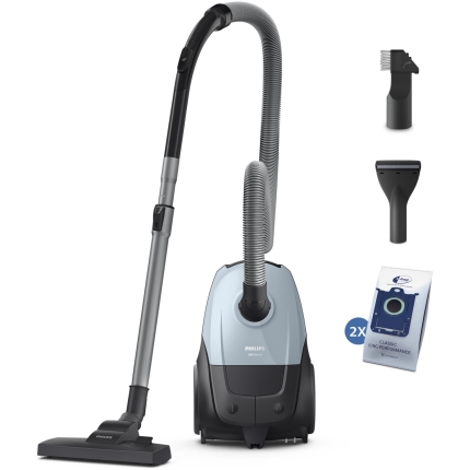 Vacuum Cleaner|PHILIPS|Input power 800 W|Dust capacity 3 L|Cylinder vacuum|Cleaning type Dry|Dust container Dust bag|Colour Blue|XD1142/10