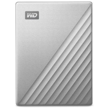 External HDD|WESTERN DIGITAL|My Passport Ultra|2TB|USB 3.0|USB-C|Colour Silver|WDBC3C0020BSL-WESN