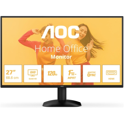LCD Monitor|AOC|27 "|2560 x 1440 pixels|Quad HD|Native aspect ratio 16:9|LED|Flat|Q27B35S3