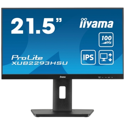 iiyama ProLite XUB2293HSU-B7 Monitor 21.5'' IPS FHD 1920x1080, 1 ms, 300 cd/m2, 100 Hz, Black