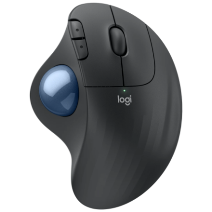 Logitech ERGO M575 Wireless Trackball for Business Wireless Mouse RF Wireless+BT, 2000 DPI, Graphite