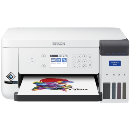 Epson SureColor SC-F100 Dye Sublimation Printer Colour A4 USB Wi-Fi Ethernet LAN (C11CJ80302)