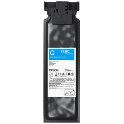 Epson UltraChrome DG2 T55B2 (C13T55B200) 250 ml Ink Cartridge, Cyan (C13T55B200)