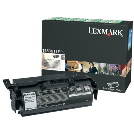 Lexmark T650H11E Toner Cartridge, Black (T650H11E)