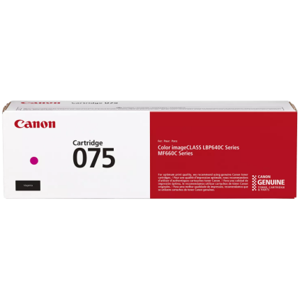Canon CRG 075 M (6363C002) Toner Cartridge, Magenta (6363C002)