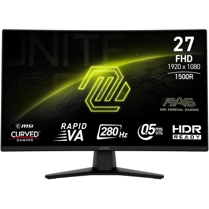 LCD Monitor|MSI|MAG 274CXF|27"|Gaming/Curved|Tilt|Matte|Panel VA|1920x1080|16:9|280 Hz|0.5 ms|Colour Black|MAG274CXF