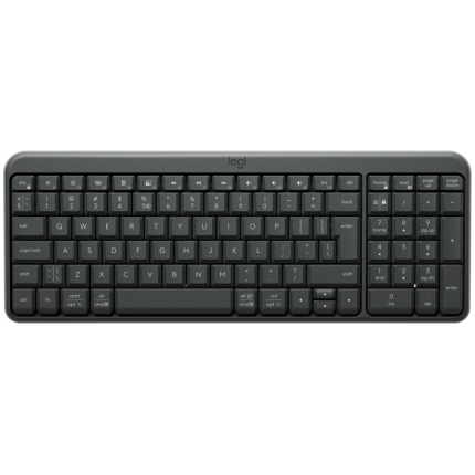 Logitech K250 Compact Wireless Keyboard, Bluetooth, US Int, Graphite