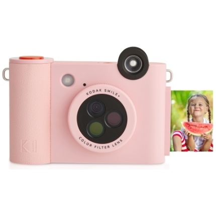 Kodak SMILE+ Instant Print Camera, 2x3'', Pink (SPEC)