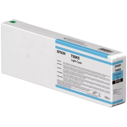 Epson T55K5 (C13T55K500) 700 ml Ink Cartridge, Light Cyan (C13T55K500)