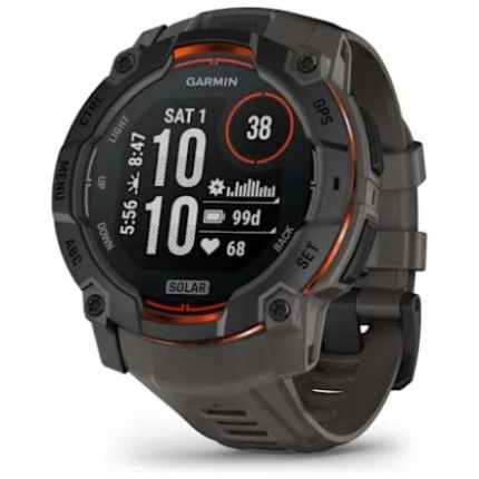 SMARTWATCH INSTINCT 3 SOLAR/BLK/CHARC 010-02935-00 GARMIN