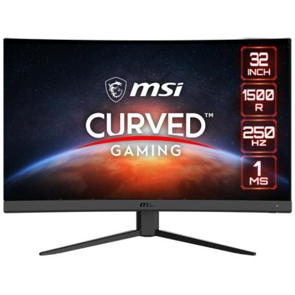 LCD Monitor|MSI|G32C4X|31.5"|Gaming/Curved|Panel VA|1920x1080|16:9|250Hz|Matte|1 ms|Tilt|Colour Black|G32C4X