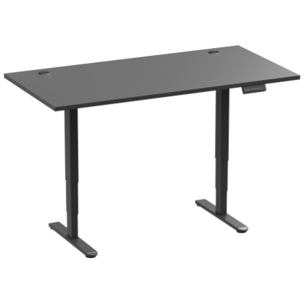 Adjustable Height Table Up Up Bjorn II Black, Table top L Black