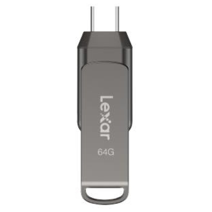 MEMORY DRIVE FLASH USB3.1 64GB/D400 LJDD400064G-BNQNG LEXAR