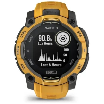 SMARTWATCH INSTINCT 3 SOLAR/SUNBURST 010-02934-02 GARMIN