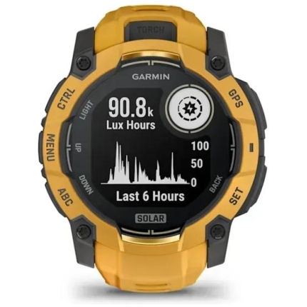 SMARTWATCH INSTINCT 3 SOLAR/SUNBURST 010-02935-02 GARMIN
