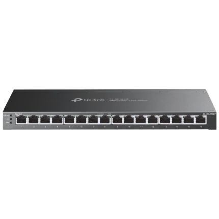 TP-Link TL-SG2016P JetStream 16-Port Gigabit Smart Switch with 8-Port PoE+