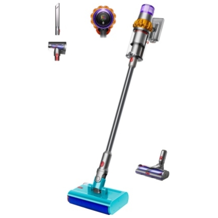 Dyson V15s Detect Submarine Cordless vacuum cleaner, Nickel/Yellow