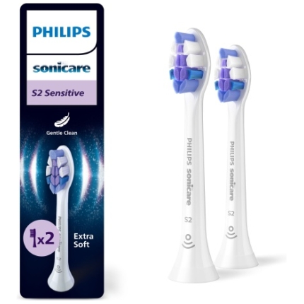 Philips Sonicare S2 Sensitive HX6052/87 Sonic Toothbrush heads, White