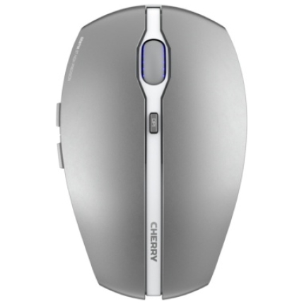 Cherry GENTIX BT (JW-7500-20) Wireless Mouse, Bluetooth, 2000 DPI, Frosted Silver